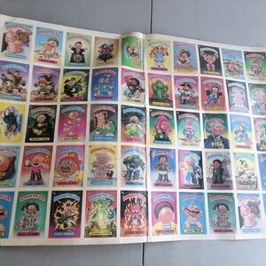 1985 Topps Garbage Pail Kids Series 2 Trading Cards Uncut Sheet Super Rare!!!
